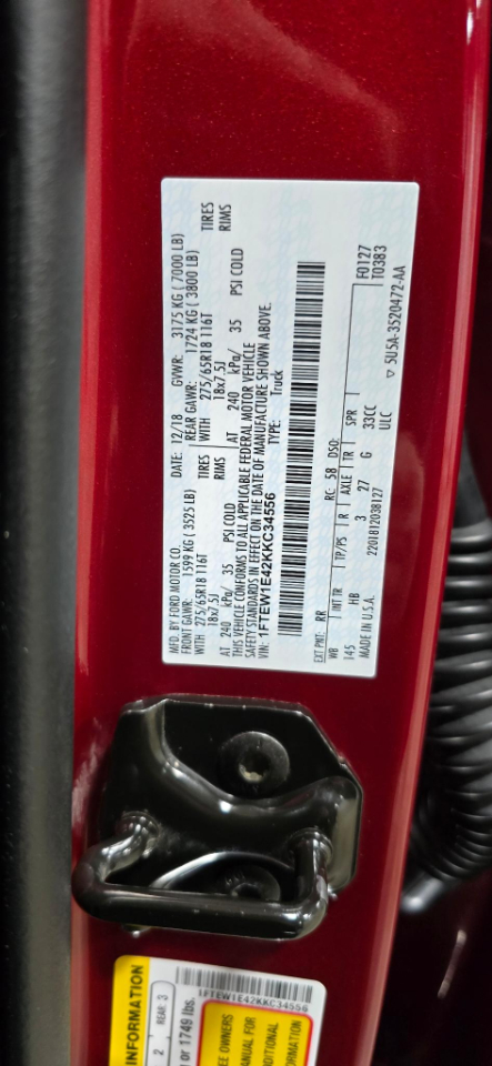 Ford F-150 Lariat 4WD SuperCrew 5.5' Box 2019