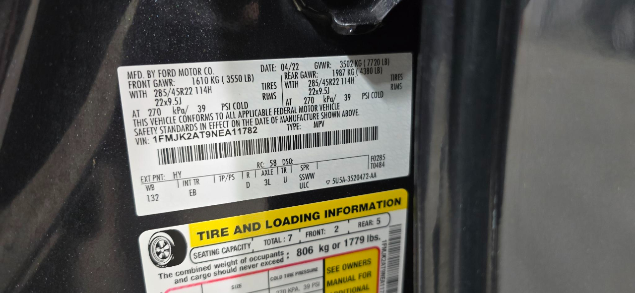 Ford Expedition MAX Limited 4WD 2022