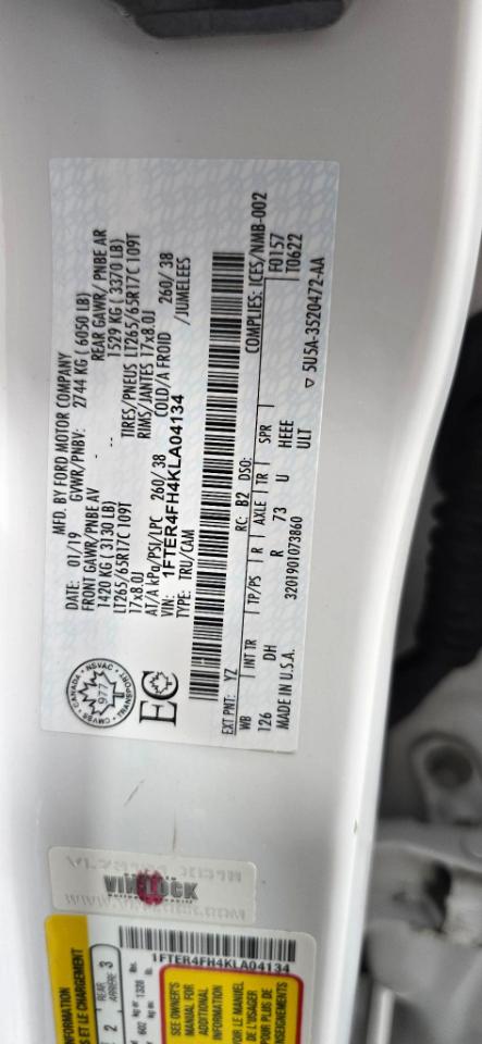 Ford Ranger XLT SuperCrew 4WD 2019