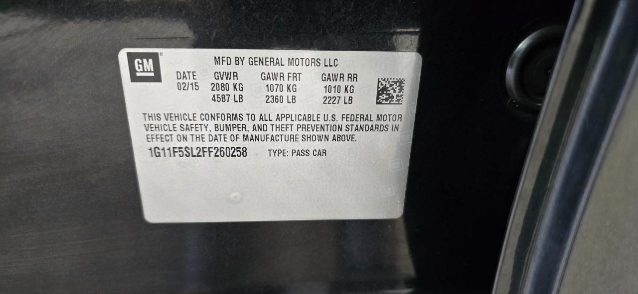 Chevrolet Malibu 1LTZ 2015