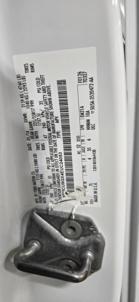 Ford Escape SE 4WD 2014