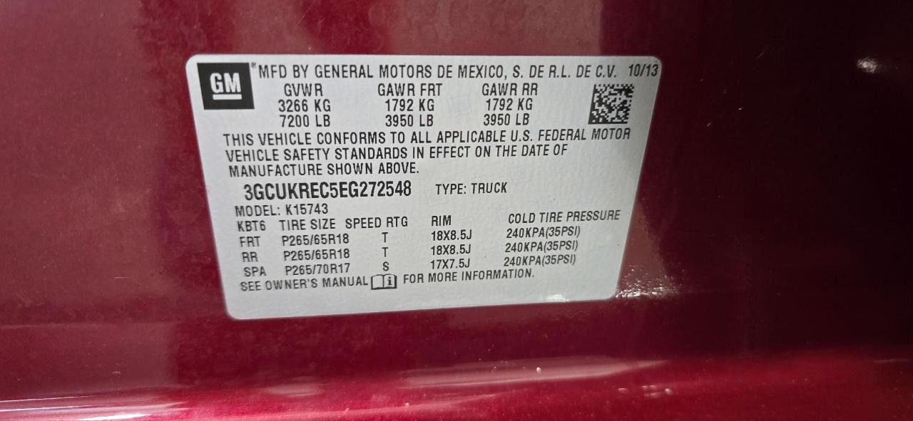 Chevrolet Silverado 1500 2LT Crew Cab Long Box 4WD 2014