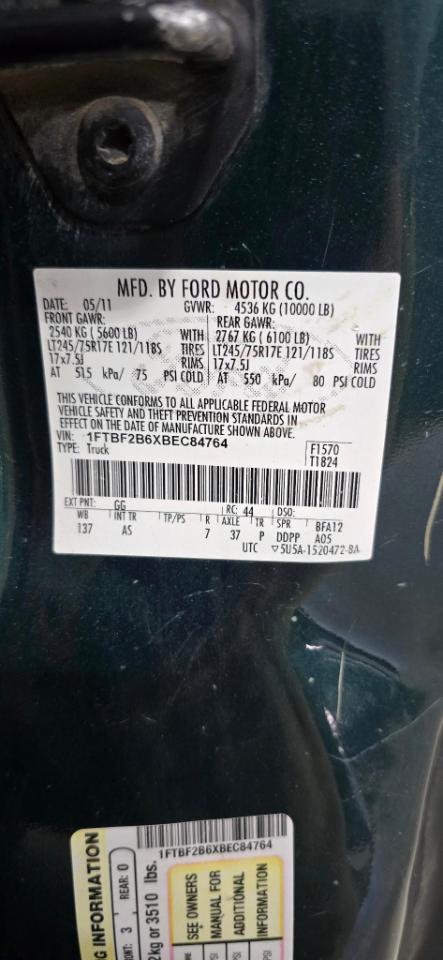 Ford F-250 SD XLT 4WD 2011