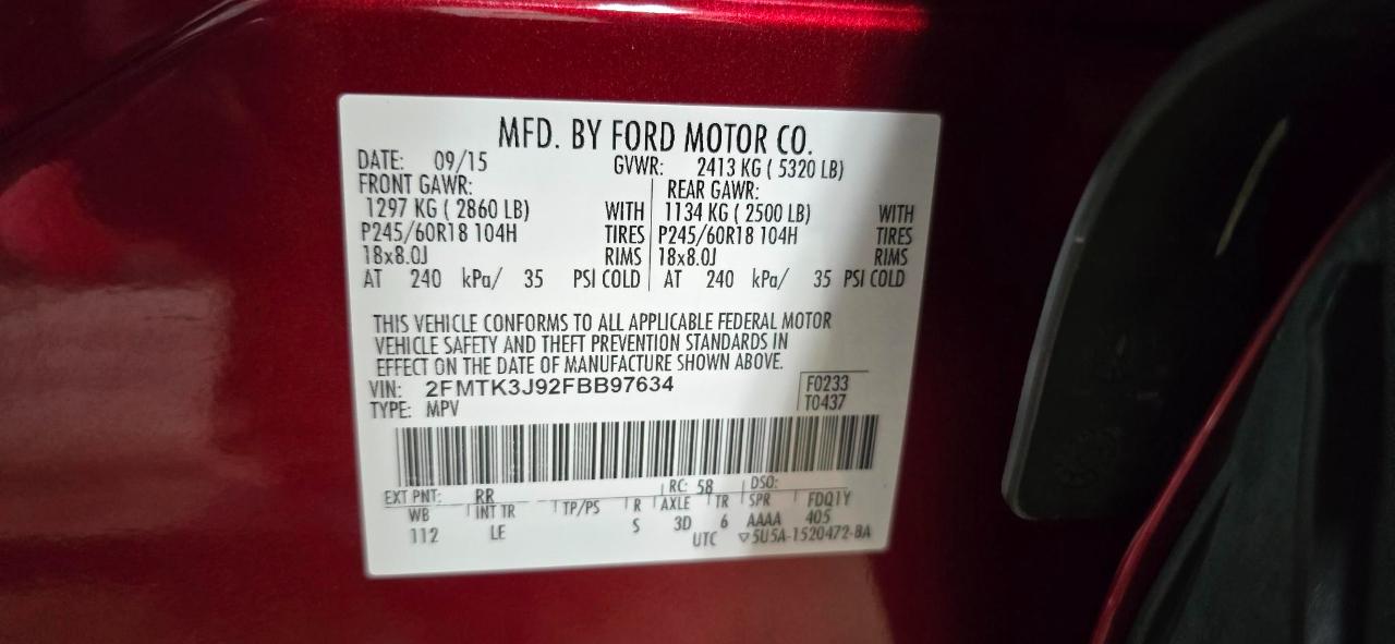 Ford Edge SEL FWD 2015