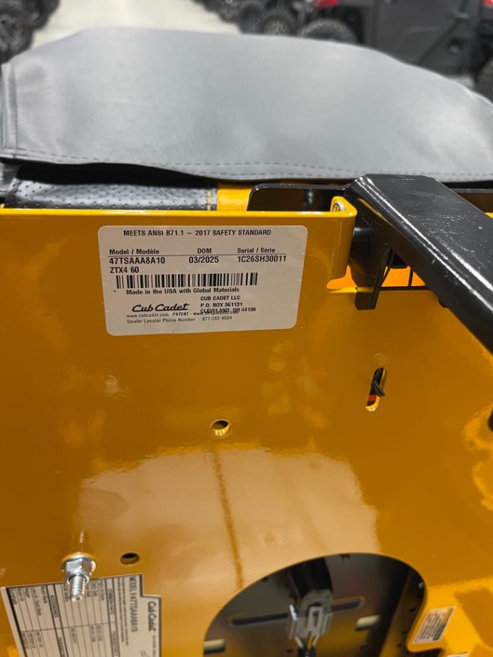 Cub Cadet ZTX4 60  2026