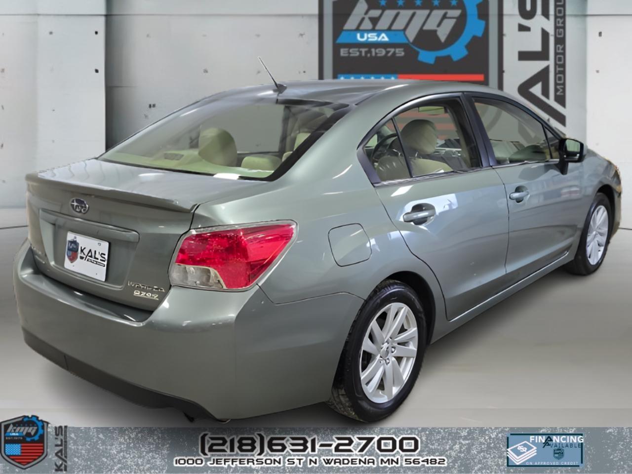 Subaru Impreza 2.0i Premium PZEV 4-Door 2015