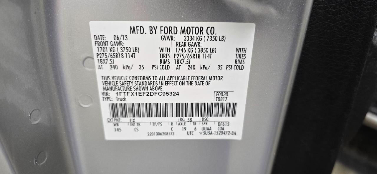 Ford F-150 XLT SuperCab 6.5-ft. Bed 4WD 2013