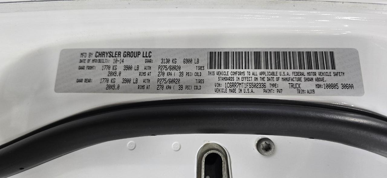 RAM 1500 Sport Crew Cab SWB 4WD 2015