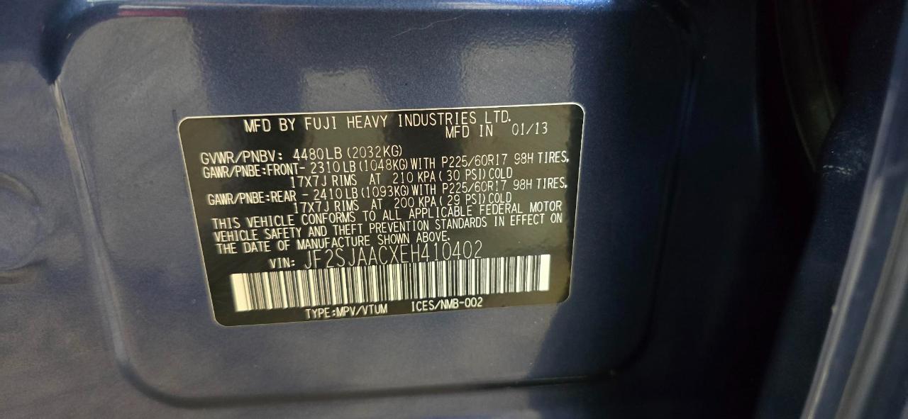 Subaru Forester 2.5i 2014