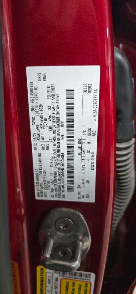 Ford Escape SE AWD 2022