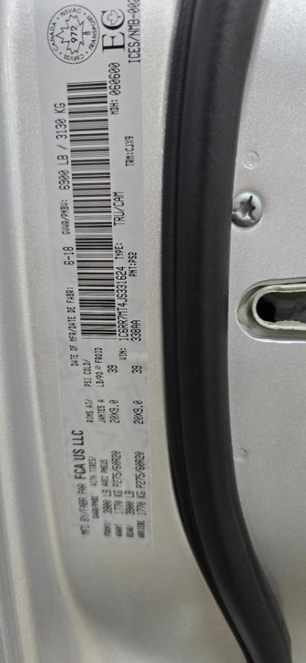 RAM 1500 Sport Crew Cab SWB 4WD 2018