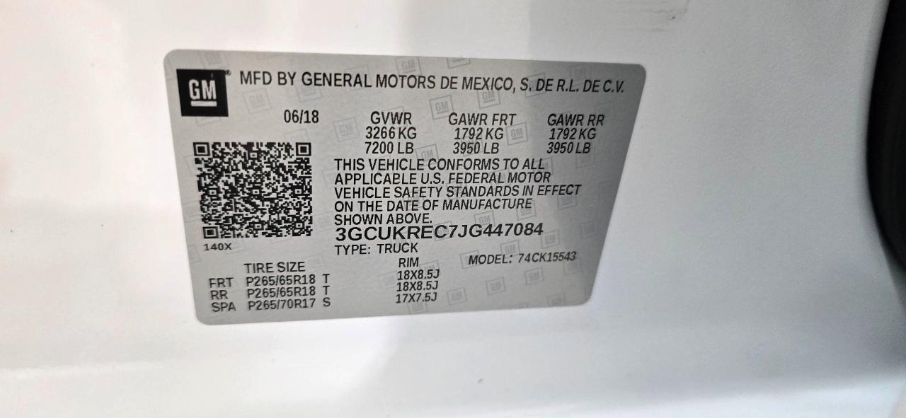 Chevrolet Silverado 1500 LT Crew Cab 4WD 2018