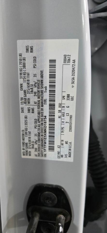 Ford F-150 XLT 4WD SuperCrew 5.5' Box 2021