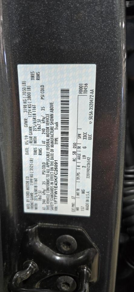 Ford F-150 XLT SuperCrew 6.5-ft Box 4WD 2019