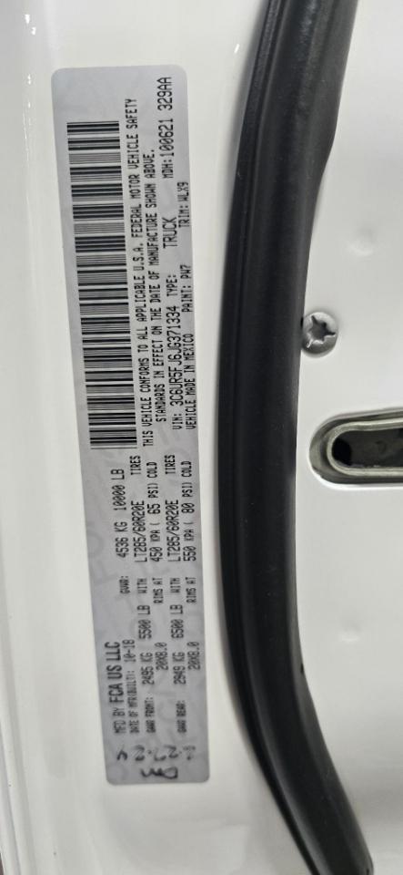 RAM 2500 Laramie Crew Cab SWB 4WD 2018