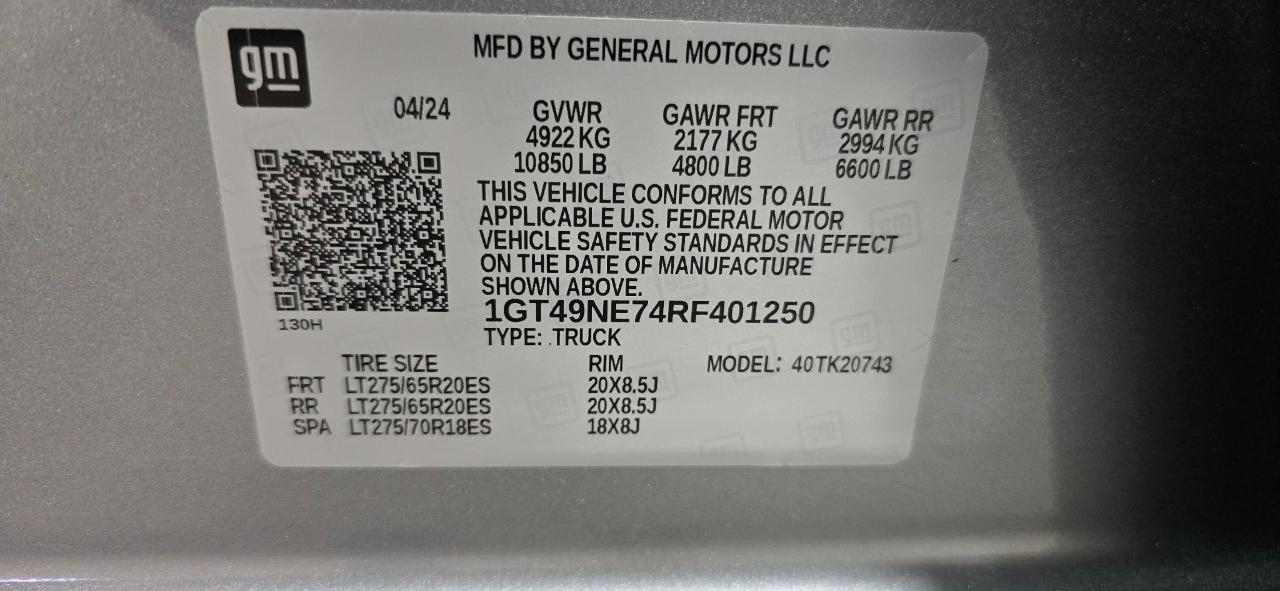 GMC Sierra 2500HD SLT Crew Cab 4WD 2024