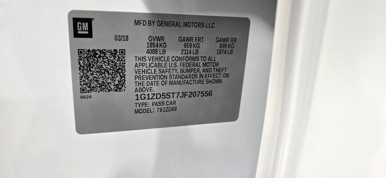 Chevrolet Malibu LT 2018