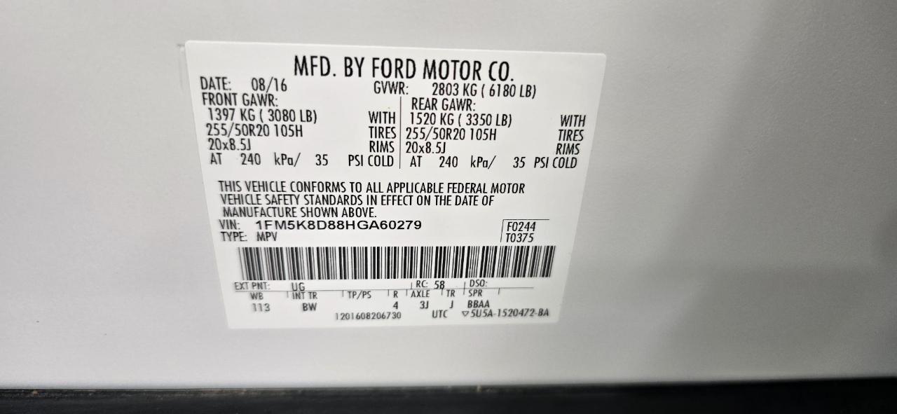 Ford Explorer XLT 4WD 2017