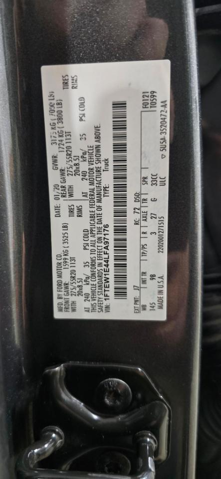 Ford F-150 Platinum SuperCrew 5.5-ft. Bed 4WD 2020