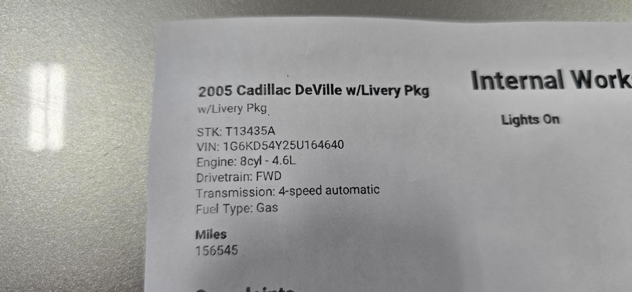 Cadillac DeVille Sedan 2005