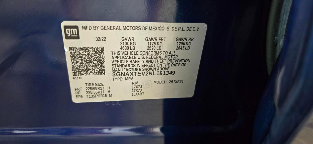 Chevrolet Equinox LT AWD 2022