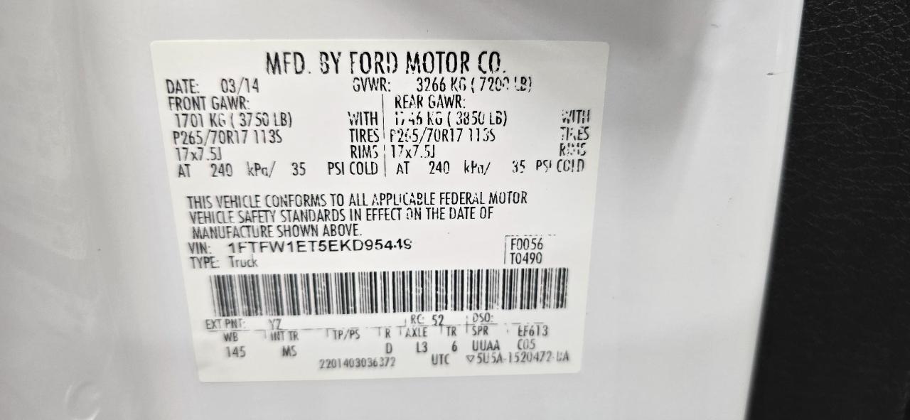 Ford F-150 XLT SuperCrew Short Bed 4WD 2014