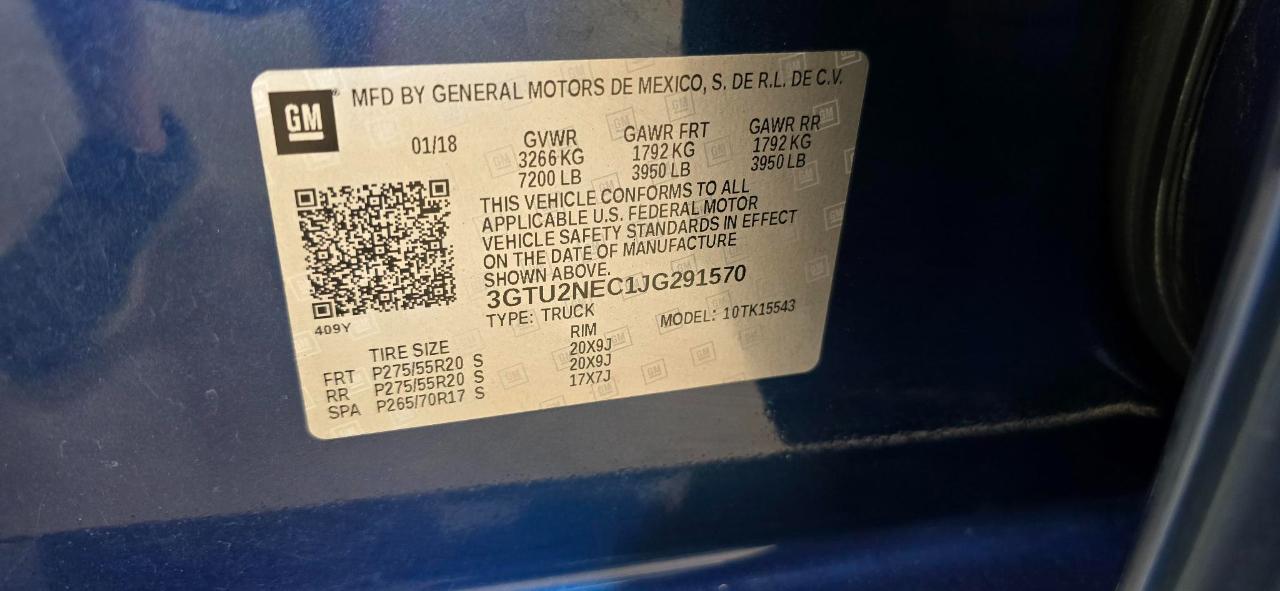 GMC Sierra 1500 SLT Crew Cab Short Box 4WD 2018