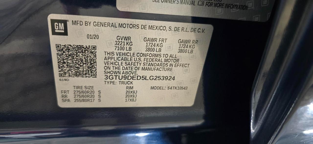 GMC Sierra 1500 SLT Crew Cab Short Box 4WD 2020
