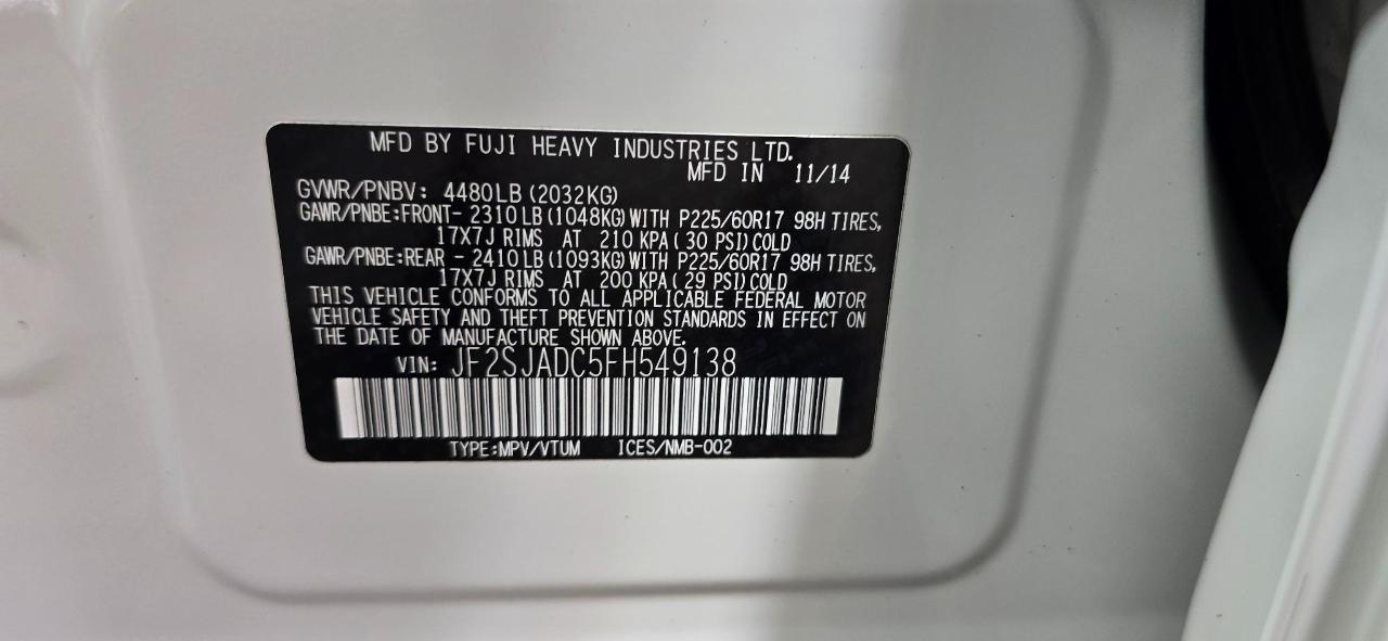 Subaru Forester 2.5i Premium 2015