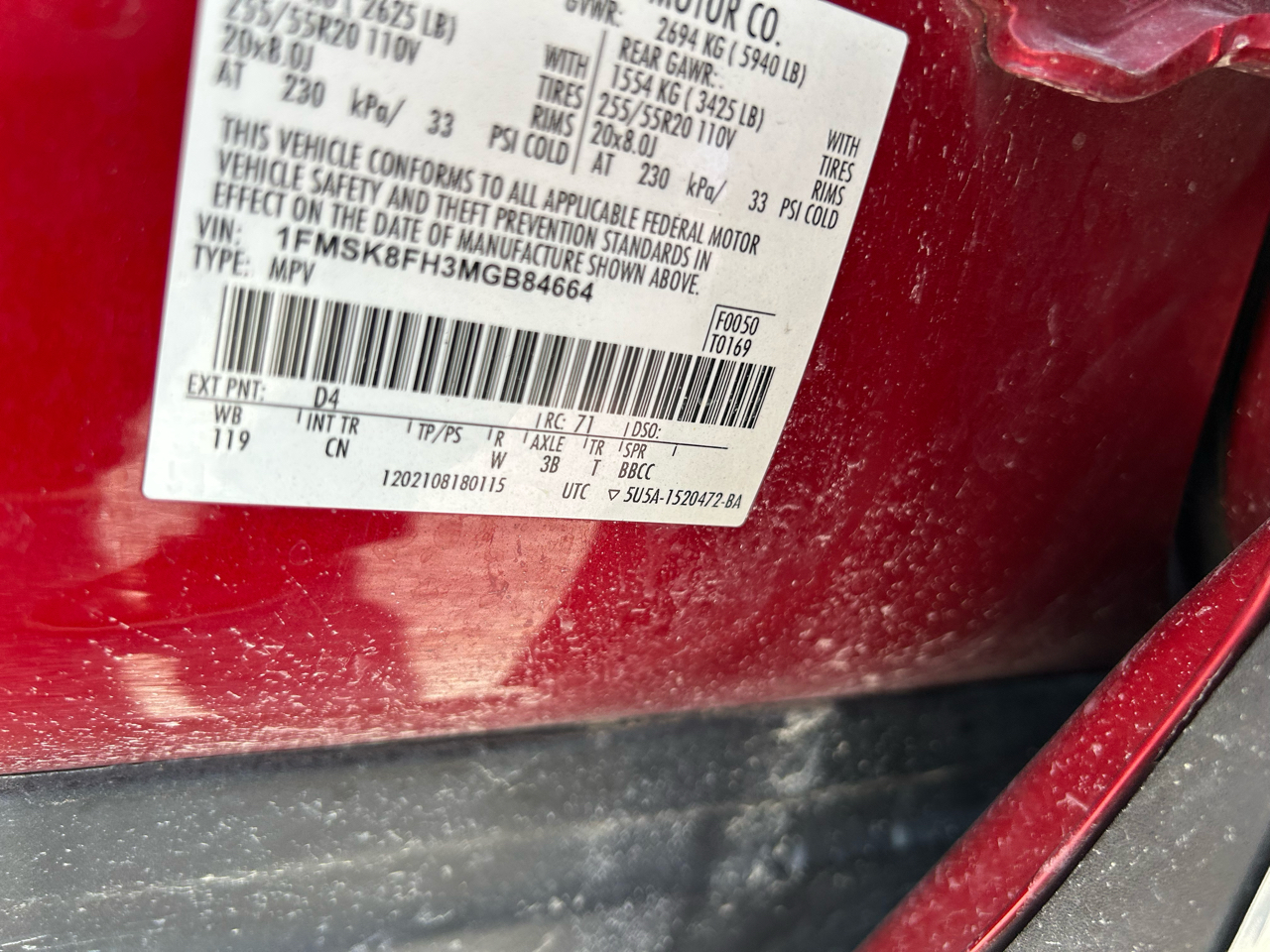 Ford Explorer Limited AWD 2021