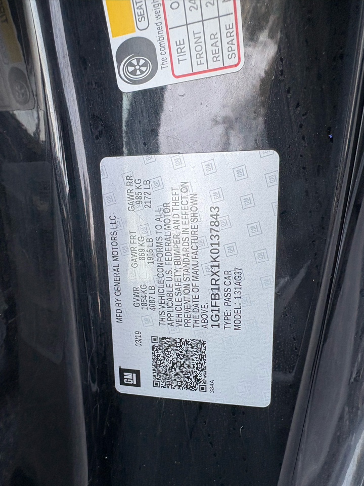 Chevrolet Camaro 1LT Coupe 2019