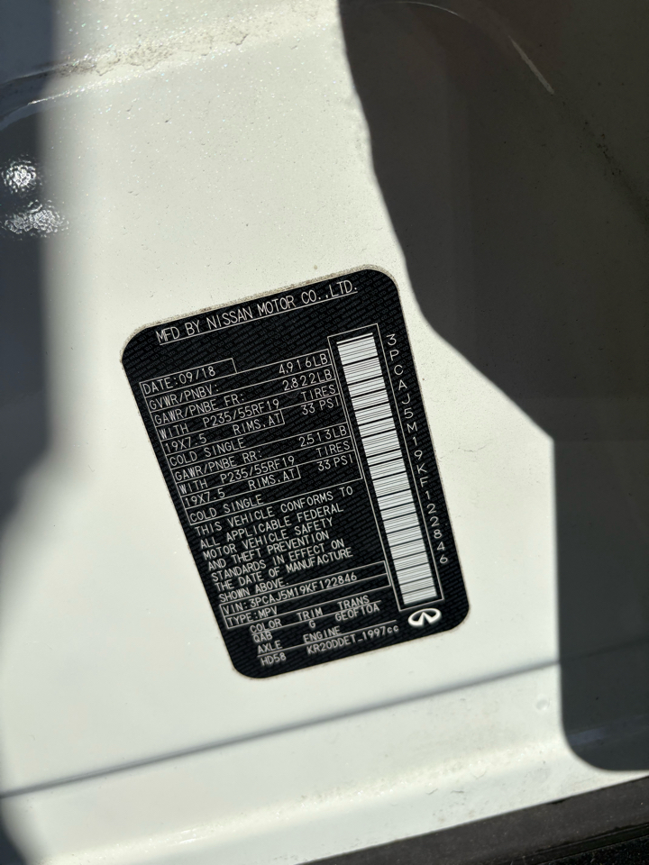 Infiniti QX50 LUXE 2019