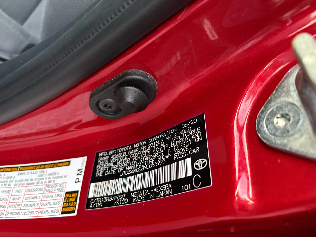 Toyota Corolla SE 2021