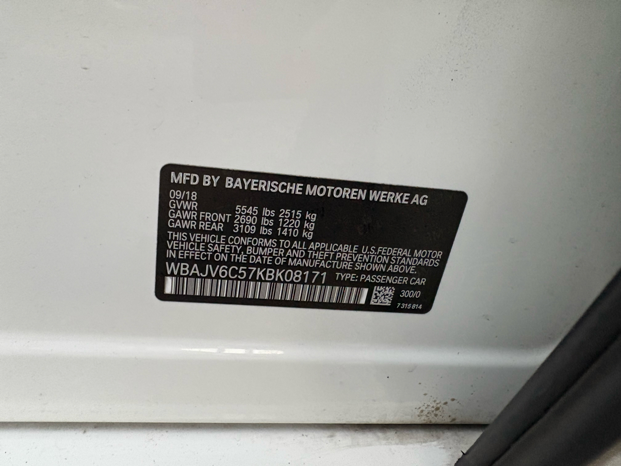 BMW 6-Series Gran Turismo 640i xDrive 2019