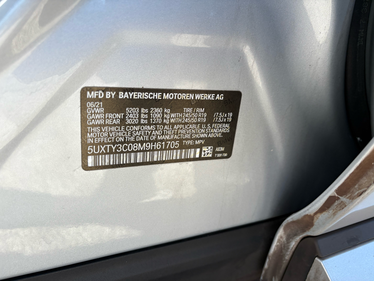 BMW X3 sDrive30i 2021