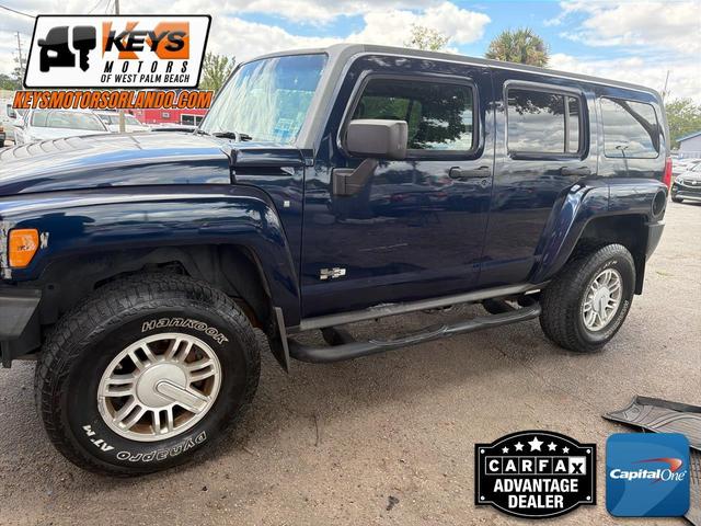 Dark Blue 2008 Hummer H3 Base SUV / Crossover Four-Wheel Drive Automatic