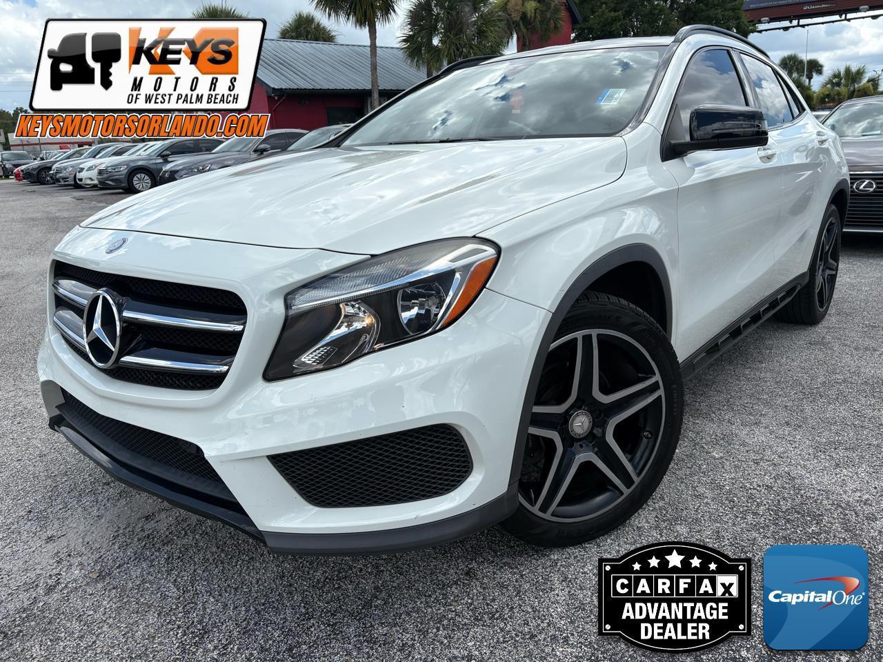 White 2016 Mercedes-Benz GLA SUV / Crossover Front-Wheel Drive 7-Speed Automatic