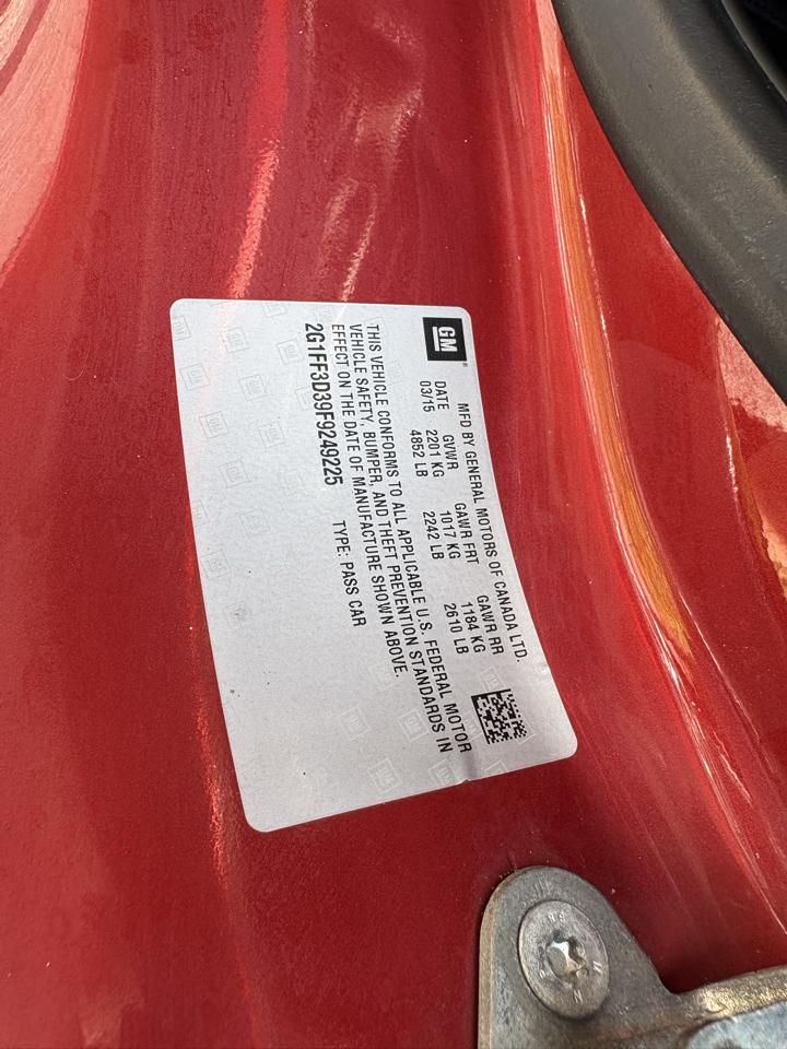 Chevrolet Camaro 2dr Conv LT w/2LT 2015