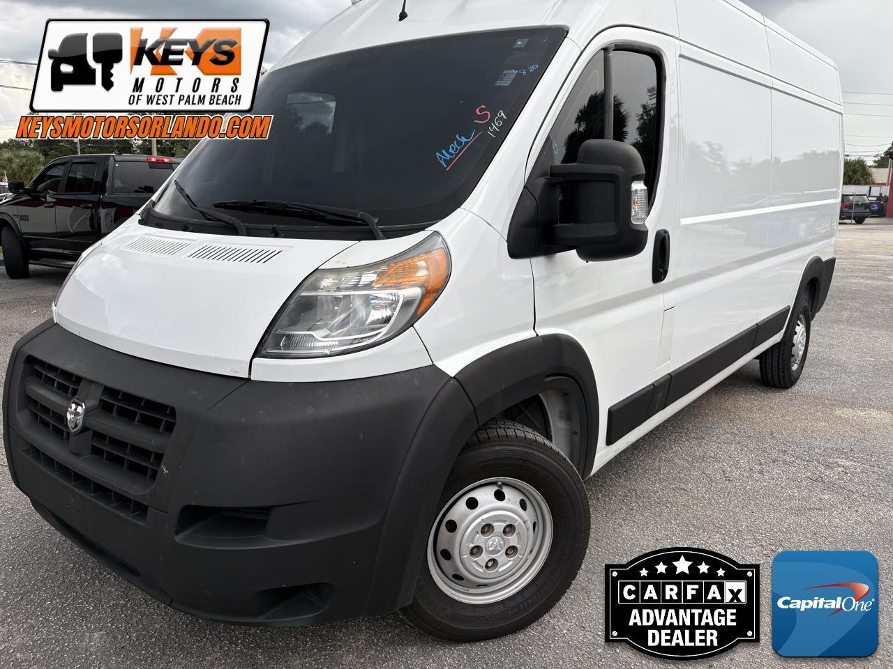 2018 RAM ProMaster Cargo Van 2500 High Roof 159" WB
