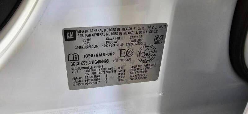 Chevrolet Silverado 1500 LTZ Crew Cab 4WD 2017