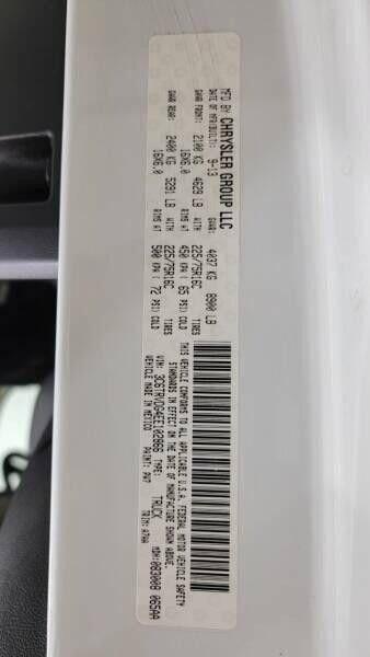 RAM Promaster 2500 High Roof Tradesman 159-in. WB 2014