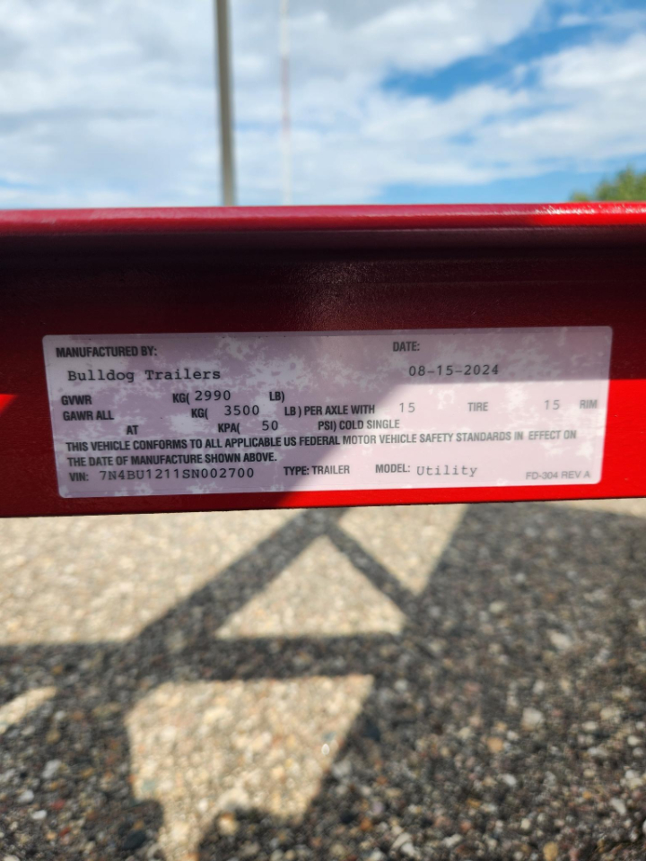 Bulldog 6.5x12' Tilt Utility  2025