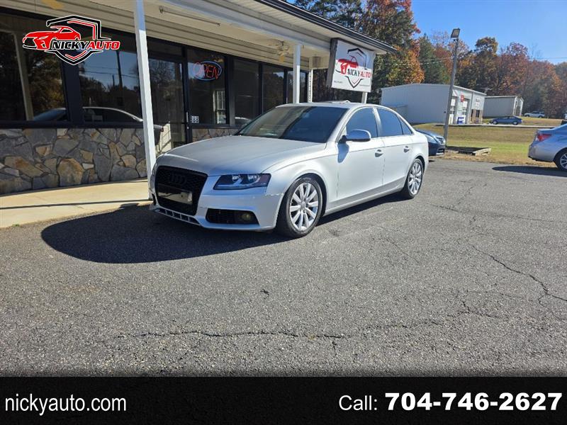 2012 Audi A4 2.0 T Sedan FrontTrak Multitronic