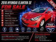 2016 Hyundai Elantra 