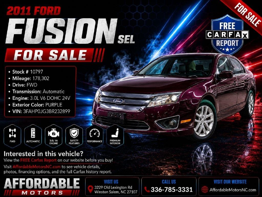 2011 Ford Fusion V6 SEL