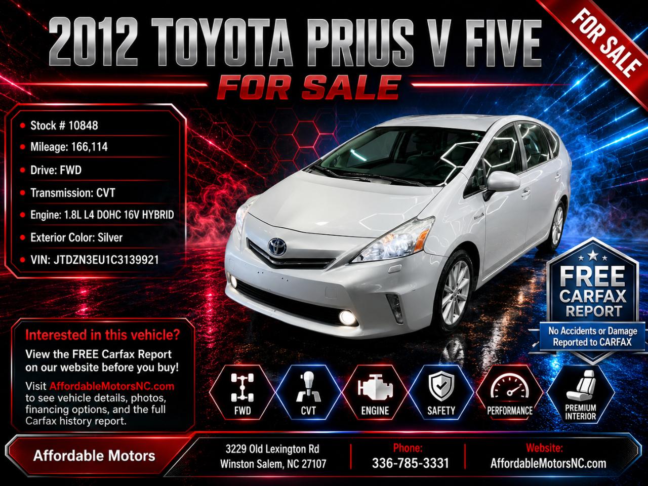 2012 Toyota Prius V Five