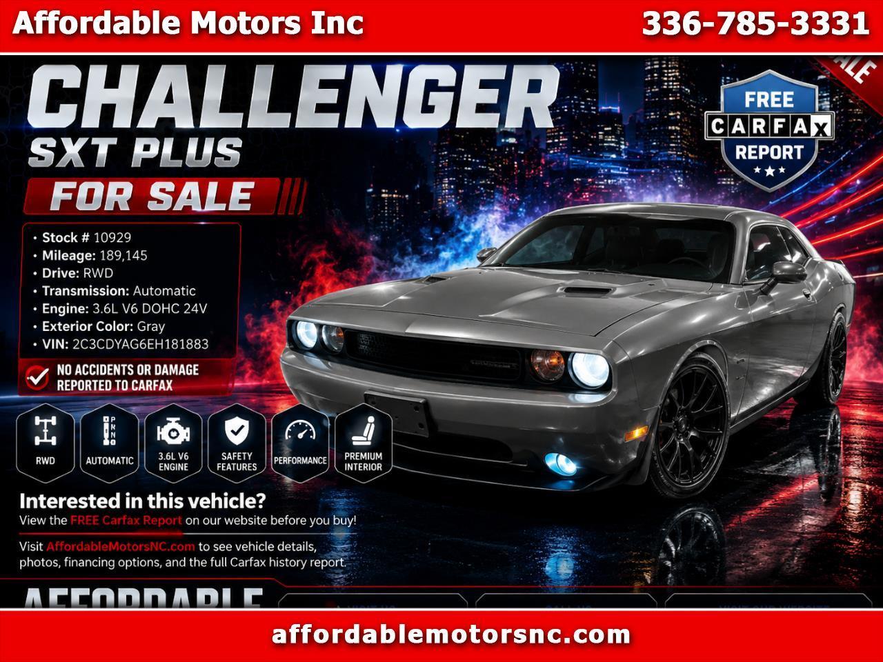 2014 Dodge Challenger SXT Plus