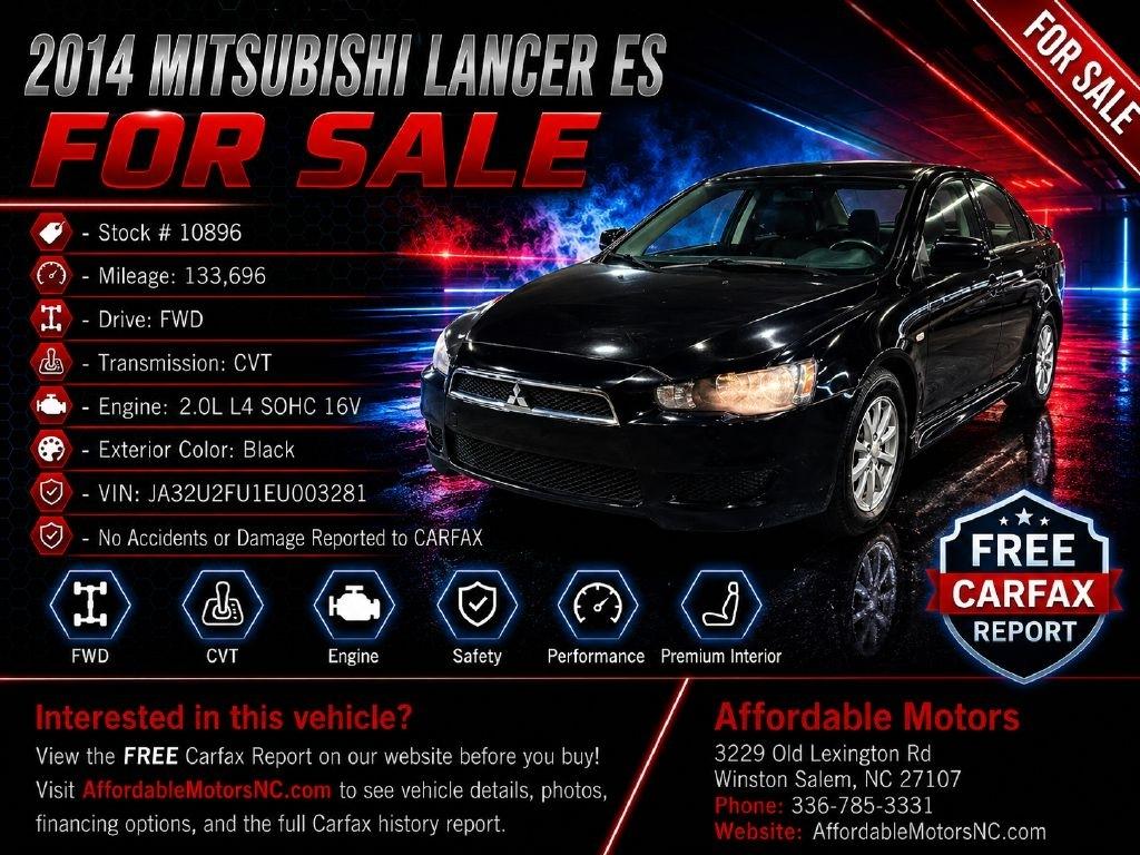  2014 Mitsubishi Lancer ES   