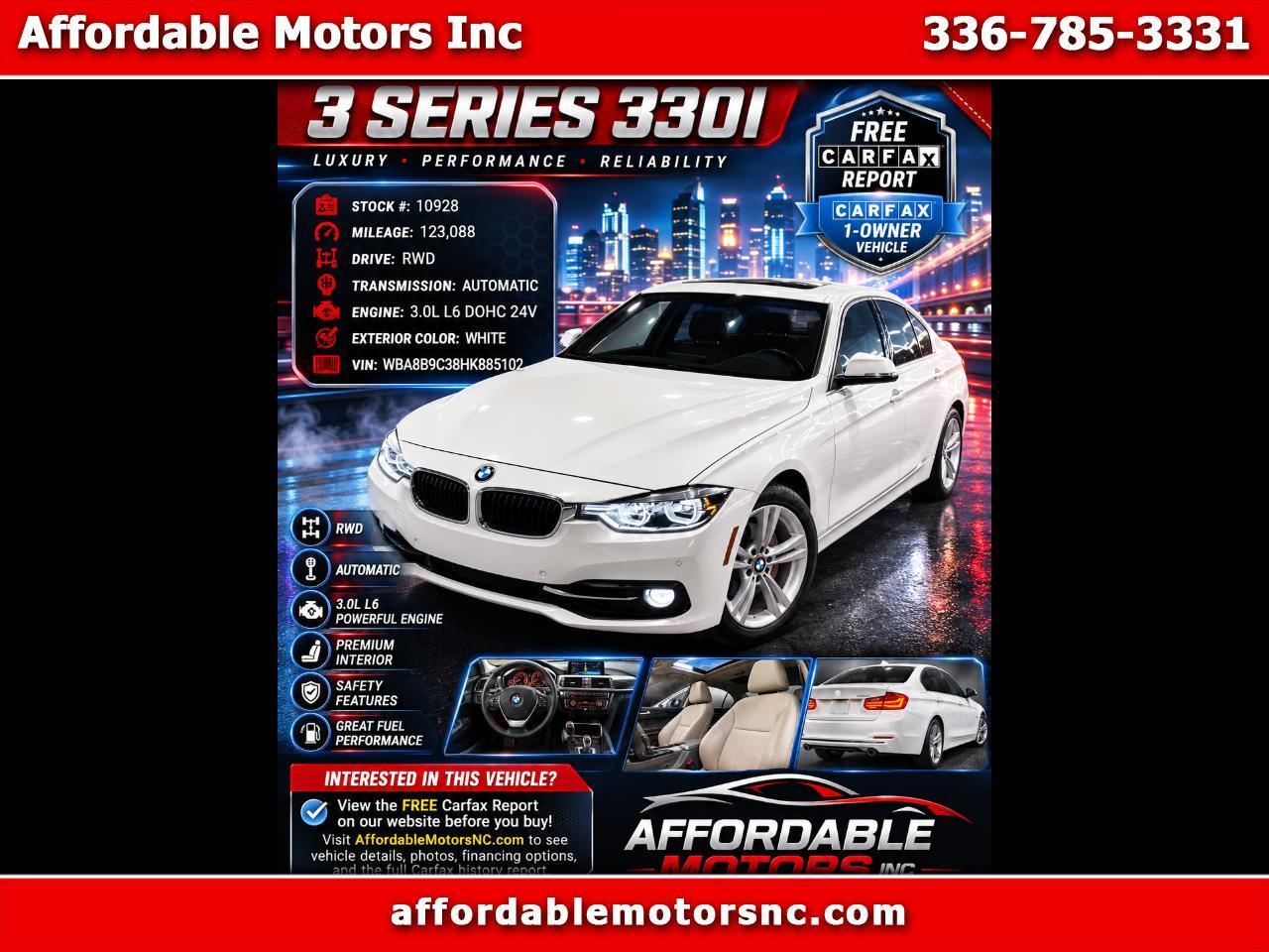 2017 BMW 3-Series 330i SULEV Sedan