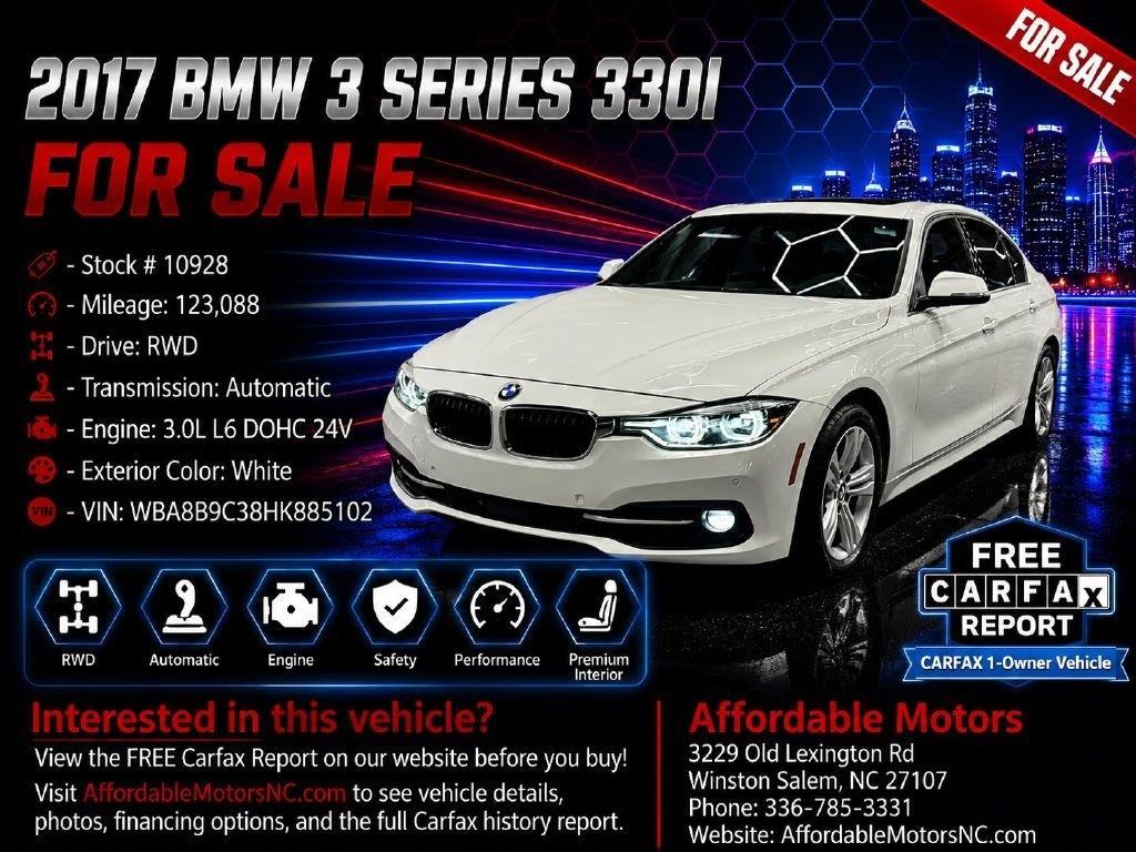 2017 BMW 3-Series 330i SULEV Sedan